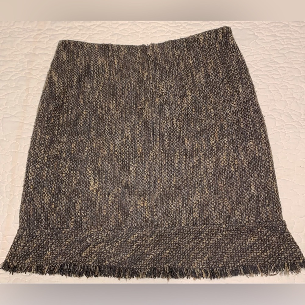 CLC Brown and Tan Tweed Skirt